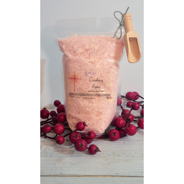 Cranberry Spice Bubbling Bath Salts
